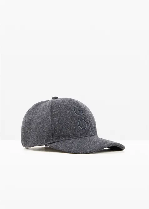 Cappello effetto lana con visiera, bonprix