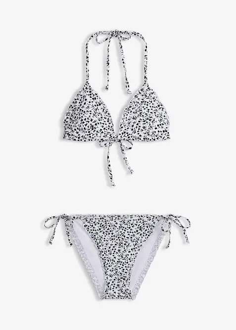 Bikini a triangolo con ruches (set 2 pezzi), bonprix