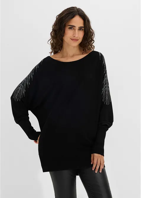 Maglione in filato fine misto viscosa, bonprix