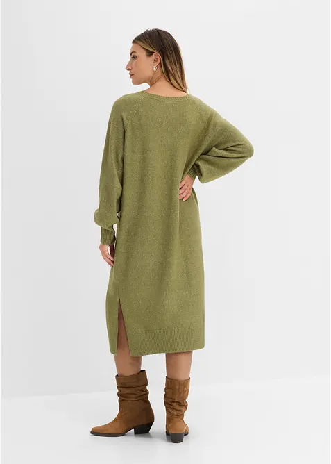 Abito midi oversize in maglia, bonprix