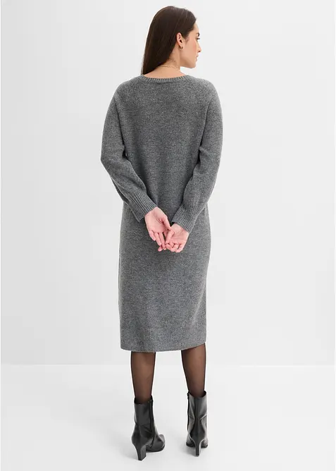 Abito midi oversize in maglia, bonprix