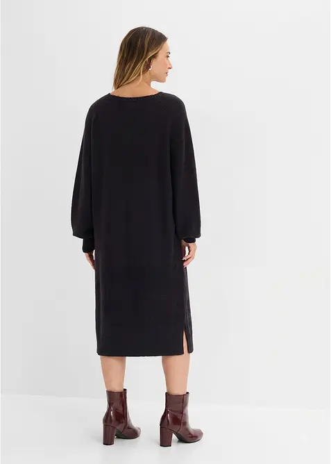 Abito midi oversize in maglia, bonprix