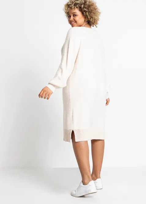 Abito midi oversize in maglia, bonprix