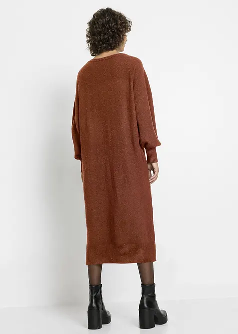 Abito midi oversize in maglia, bonprix