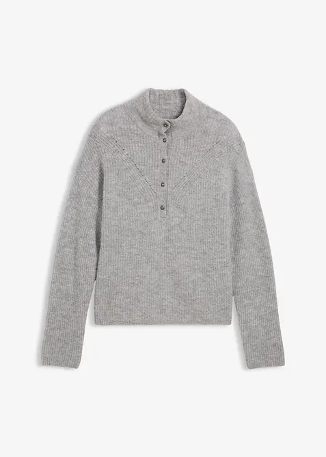 Maglione oversize con lana di alpaca, bonprix