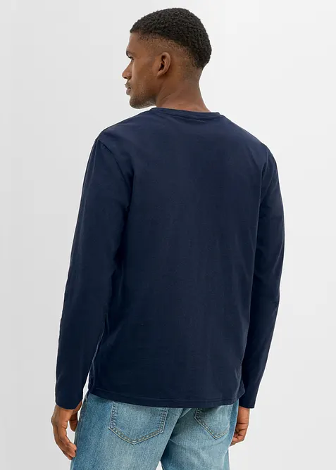 Maglia a maniche lunghe in puro cotone biologico, bonprix