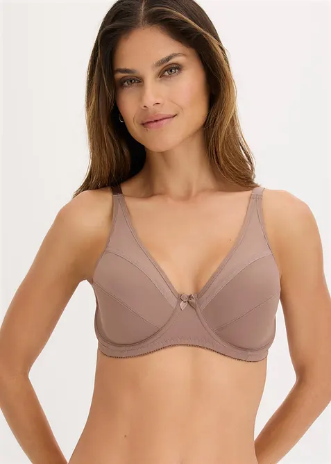 Reggiseno con ferretto e mesh (pacco da 2), bonprix