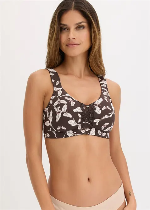 Reggiseno senza ferretto con cotone biologico (pacco da 3), bonprix
