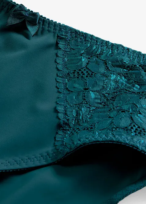 Slip alto con pizzo delicato (pacco da 2), bonprix