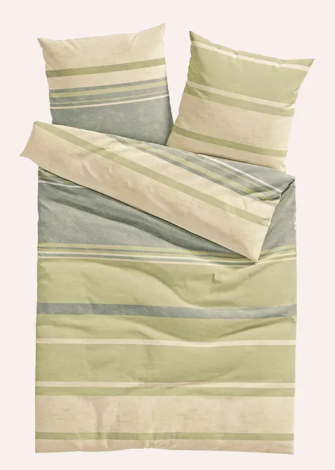 Biancheria da letto in linone a righe, bonprix