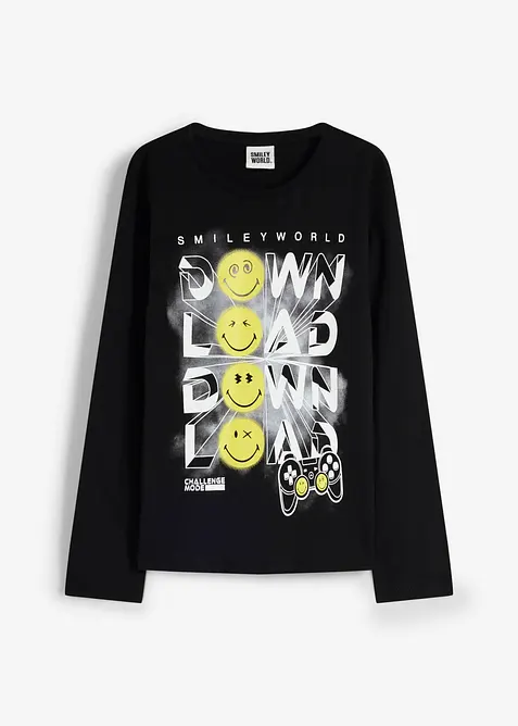 Maglia a maniche lunghe Smiley World in puro cotone, SmileyWorld