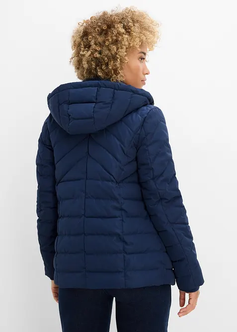 Giacca trapuntata leggera con cappuccio rimovibile, bonprix