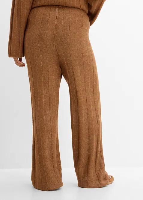 Pantaloni in maglia a coste, bonprix