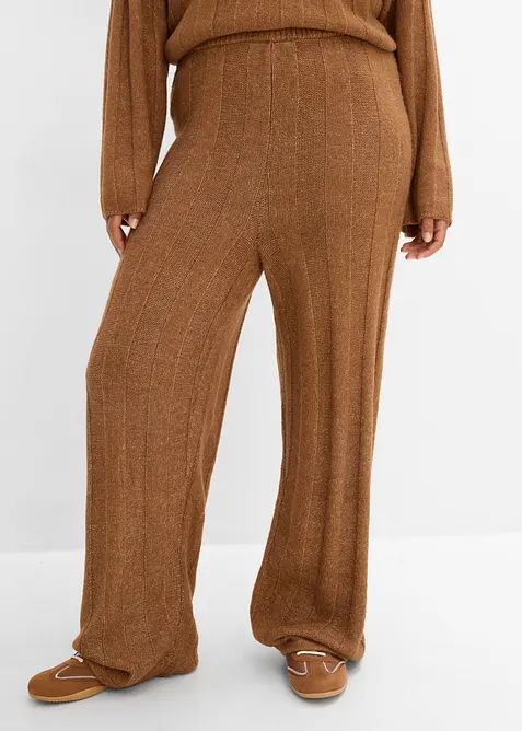 Pantaloni in maglia a coste, bonprix