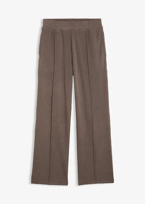 Pantaloni in jersey simil lana, bonprix