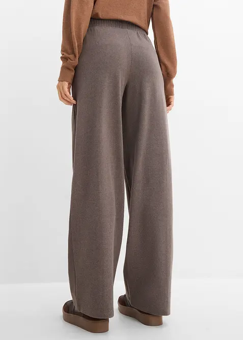 Pantaloni in jersey simil lana, bonprix
