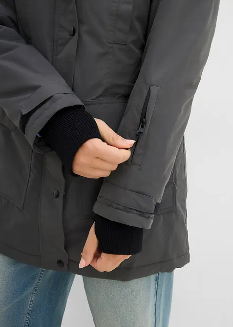 Giubbotto tecnico outdoor impermeabile con cappuccio, bonprix