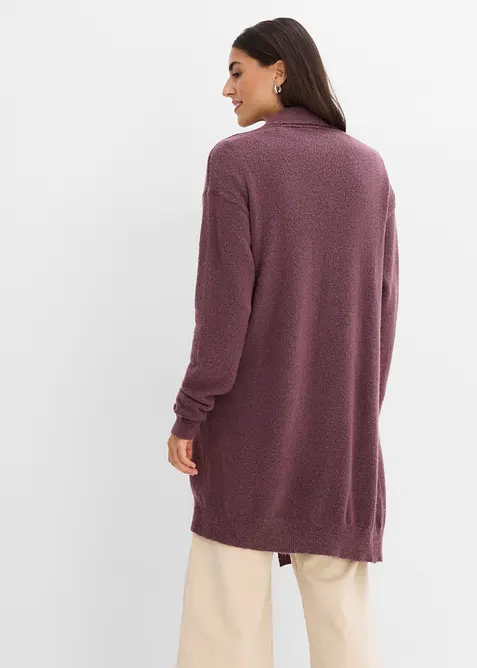 Cardigan lungo con collo a scialle, bonprix