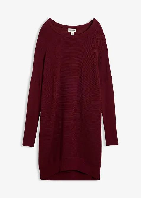 Maglione lungo in misto viscosa, bonprix
