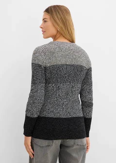Maglione a fasce, bonprix