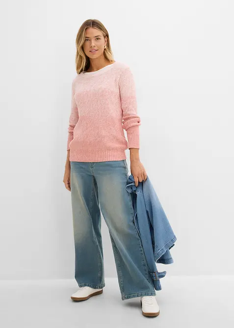 Maglione in filato grosso con colori sfumati, bonprix