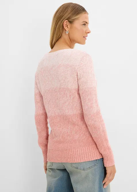 Maglione in filato grosso con colori sfumati, bonprix