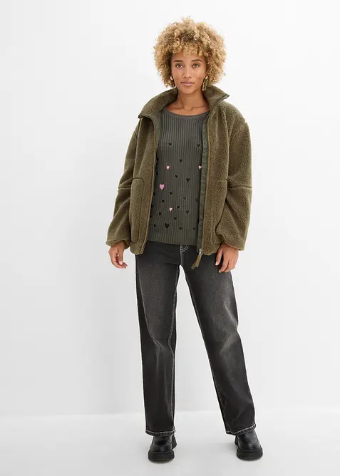 Maglione con ricamo, bonprix