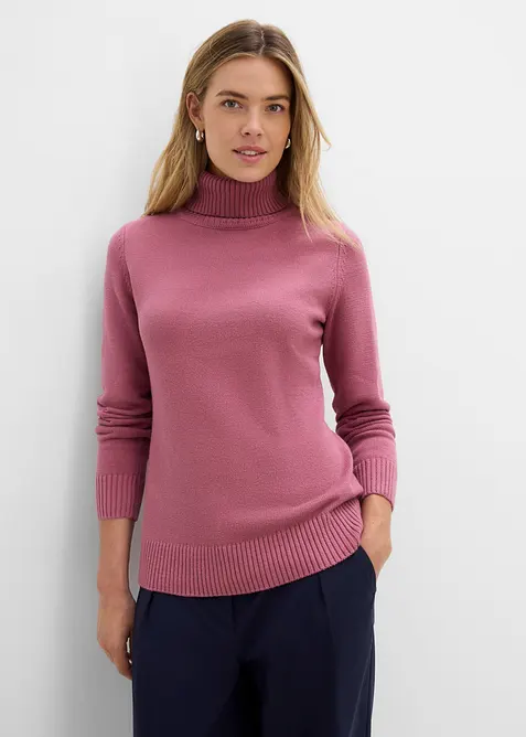 Maglione a collo alto, bonprix