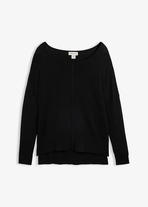 Maglione oversize in misto viscosa, bonprix