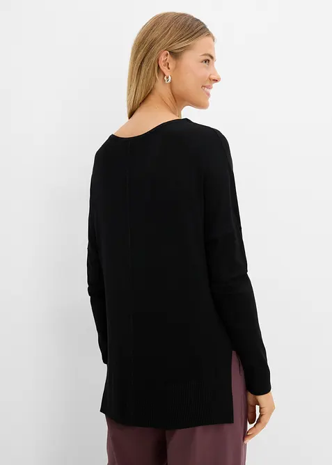 Maglione oversize in misto viscosa, bonprix