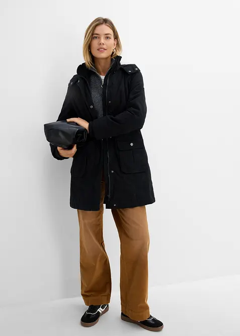 Parka in cotone imbottito, bonprix