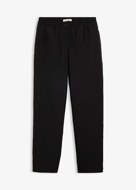 Pantaloni termici impermeabili con fodera in pile ed elastico in vita, bonprix