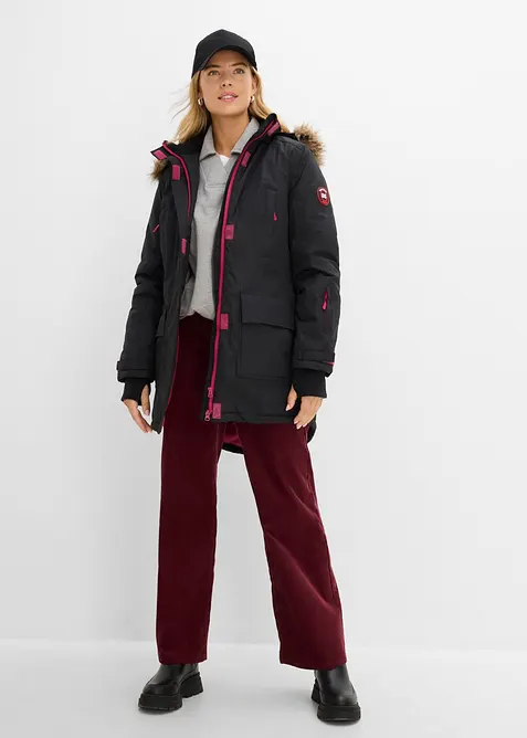 Parka tecnico imbottito impermeabile, bonprix