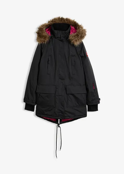 Parka tecnico imbottito impermeabile, bonprix