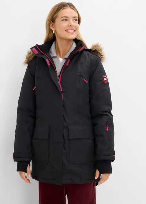 Parka tecnico imbottito impermeabile, bonprix