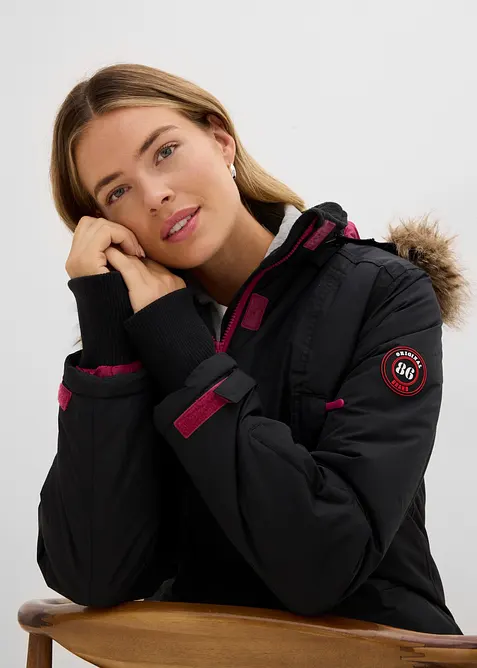 Parka tecnico imbottito impermeabile, bonprix