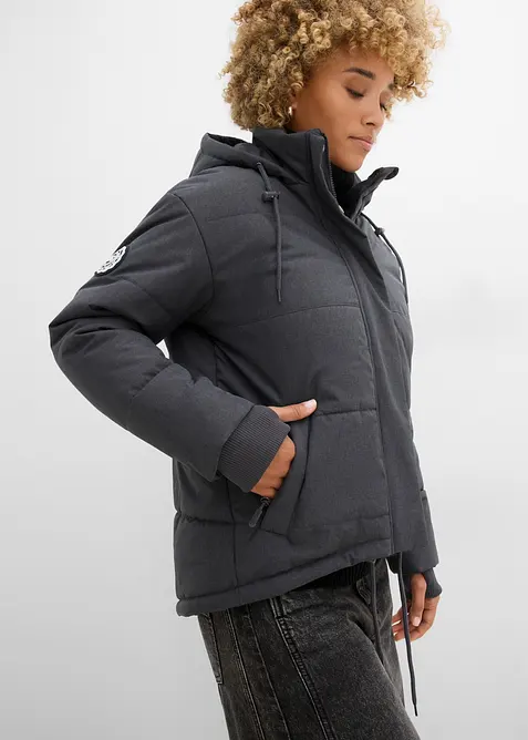 Giacca trapuntata outdoor idrorepellente, oversize, bonprix