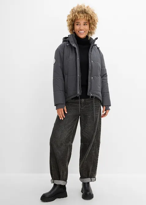 Giacca trapuntata outdoor idrorepellente, oversize, bonprix