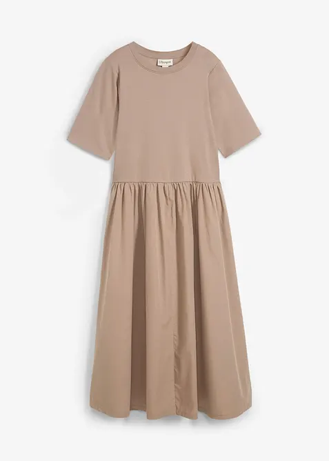 Abito midi in puro cotone, bonprix