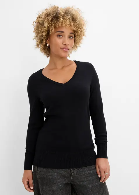 Maglione in filato fine, bonprix