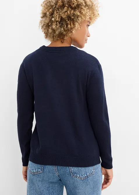 Maglione a girocollo, bonprix