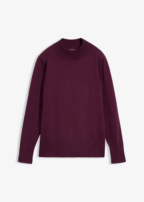 Maglione in filato fine con cotone riciclato, bonprix