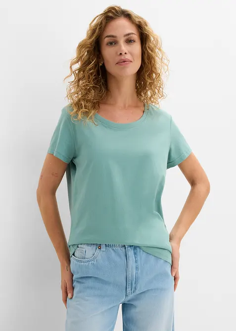Maglia con scollo rotondo (pacco da 5), bonprix