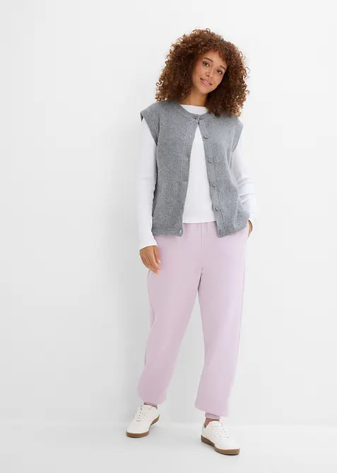 Maglia a costine in puro cotone biologico (pacco da 4), bonprix