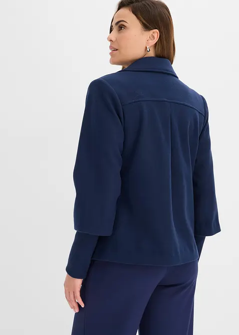 Caban con maniche in maglia, bonprix