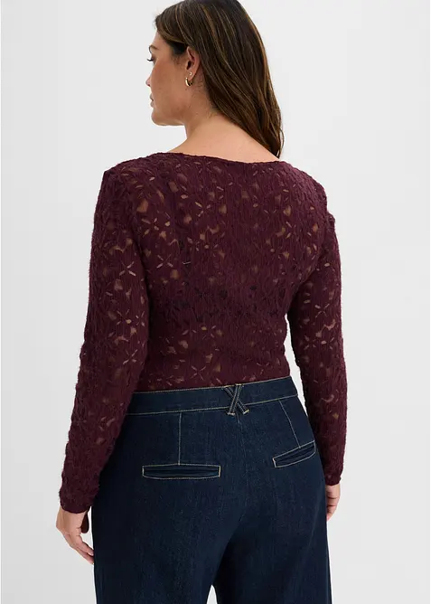 Body in pizzo soffice, bonprix