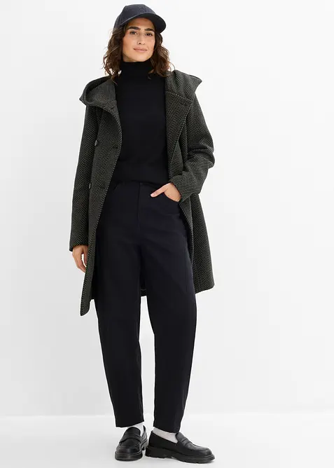 Cappotto corto in misto lana, bonprix