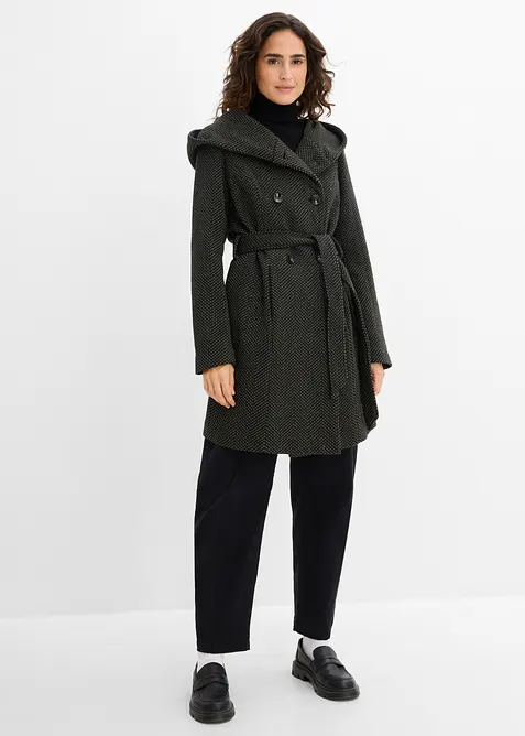 Cappotto corto in misto lana, bonprix