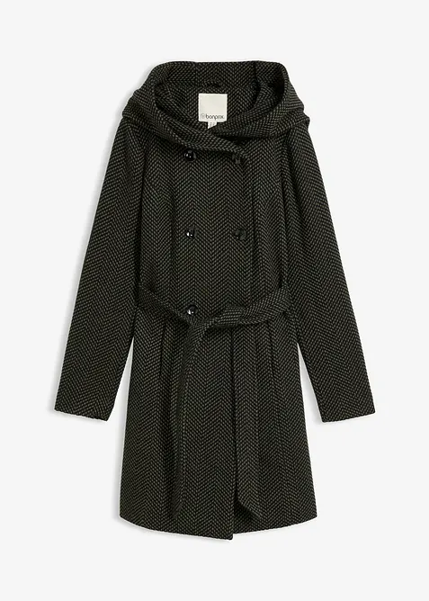 Cappotto corto in misto lana, bonprix
