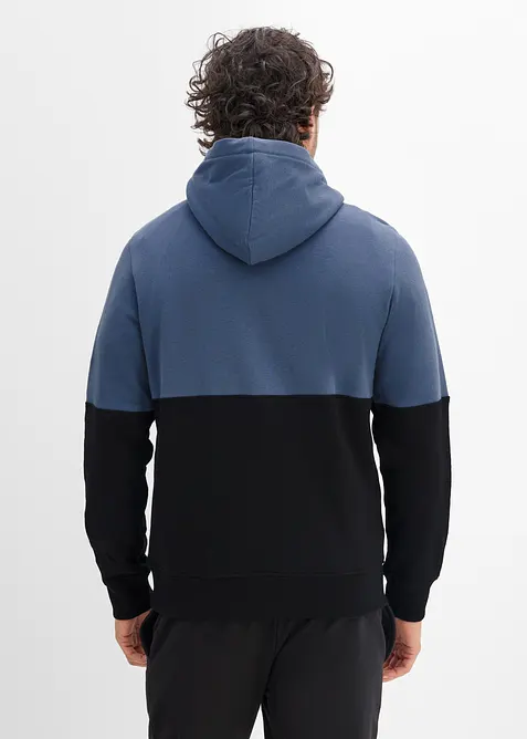 Felpa con cappuccio, slim fit, bonprix
